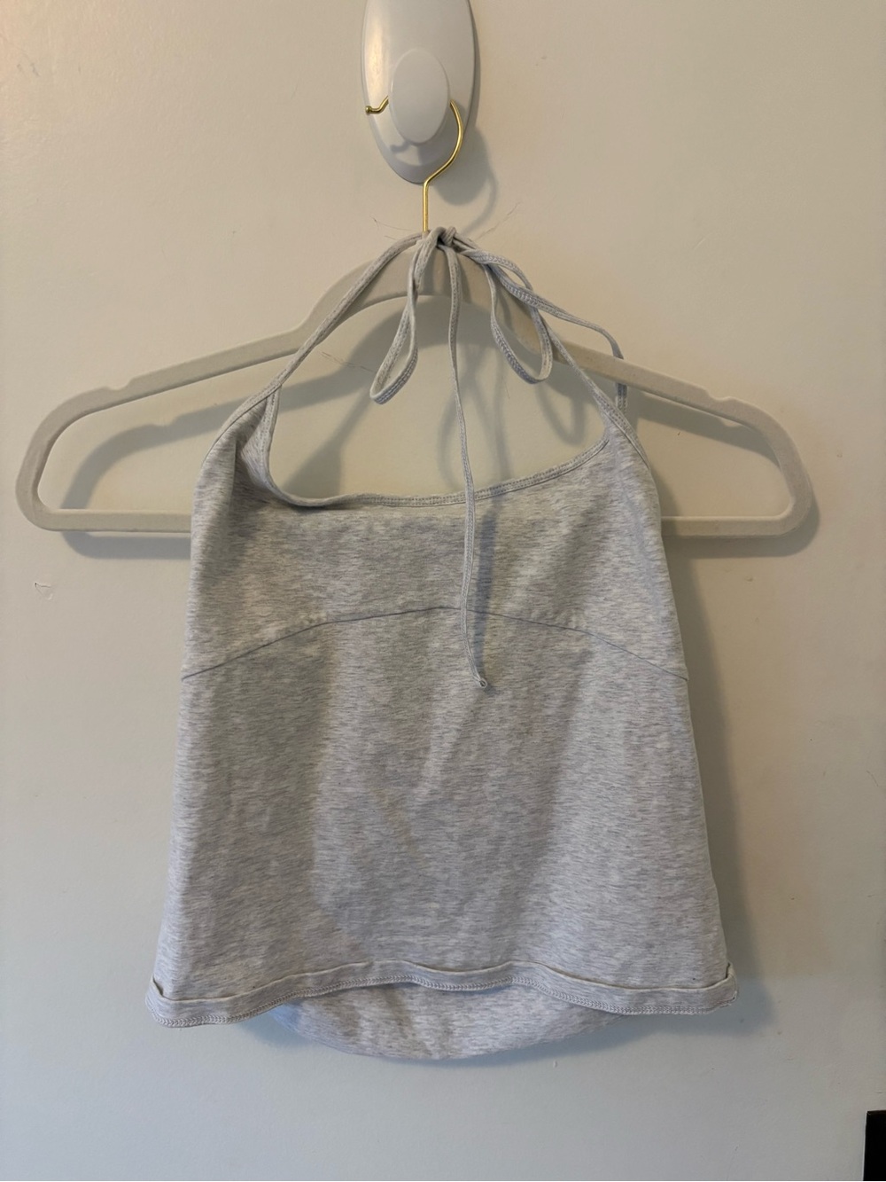 TNA Heather Gray Halter Camisole